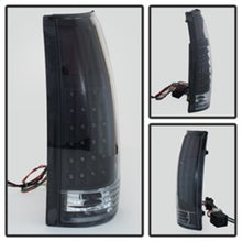 Load image into Gallery viewer, Xtune Yukon Denali 99-00 LED Tail Lights Black ALT-JH-CCK88-LED-BK
