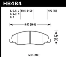 Load image into Gallery viewer, Hawk 05-10 Ford Mustang GT &amp; V6 / 07-08 Shelby GT HT-10 Race Front Brake Pads
