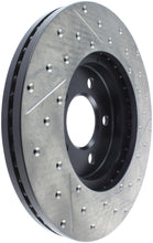 Load image into Gallery viewer, StopTech 03-09 Lincoln Town Car / 03-09 Mercury Grand Marquis Front Right Slotted &amp; Drilled Rotor
