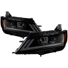 Load image into Gallery viewer, xTune 14-18 Chevy Impala (Excl Limited) DRL Halogen Proj Headlights - Blk Smk (PRO-JH-CIM15-LB-BSM)
