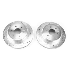 Load image into Gallery viewer, Power Stop 16-18 Nissan Titan XD Rear Evolution Drilled &amp; Slotted Rotors - Pair
