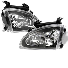 Load image into Gallery viewer, Spyder Honda Del Sol 93-97 Crystal Headlights Black HD-YD-HD93-BK
