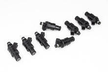 Load image into Gallery viewer, DeatschWerks Universal 550cc Low Impedance 11mm Upper Injector - Set of 8
