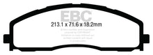 Load image into Gallery viewer, EBC 13+ Ford F250 (inc Super Duty) 6.2 (2WD) Extra Duty Front Brake Pads
