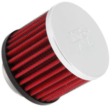 Load image into Gallery viewer, K&amp;N 1.375 inch ID 3 inch OD 2.5 inch H Clamp On Crankcase Vent Filter
