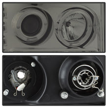 Load image into Gallery viewer, Spyder GMC Sierra 1500/2500/3500 07-13 Projector Headlights LED Halo- LED Smoke PRO-YD-GS07-HL-SM
