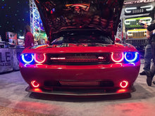 Load image into Gallery viewer, Oracle 08-14 Dodge Challenger Dynamic Surface Mount Headlight/Fog Light Halo Kit COMBO - ColorSHIFT
