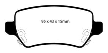 Load image into Gallery viewer, EBC 08-09 Saturn Astra 1.8 Greenstuff Rear Brake Pads
