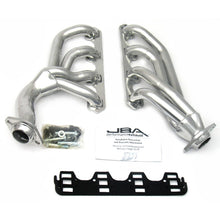Load image into Gallery viewer, JBA 65-73 Ford Mustang 351W SBF w/T-5/Cable Clutch 1-5/8in Primary Silver Ctd Mid Length Header

