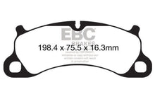 Load image into Gallery viewer, EBC 12-15 Porsche 911 (991) (Cast Iron Rotor only) 3.8 Carrera S Yellowstuff Front Brake Pads
