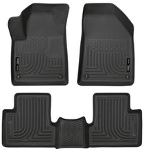 Load image into Gallery viewer, Husky Liners 15-22 Jeep Cherokee WeatherBeater Combo Black Floor Liners
