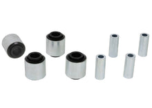Load image into Gallery viewer, Whiteline Plus 5/95-03 Infiniti QX4 / 8/86-8/95 Pathfinder Rear Trailing Arm - Upper &amp; Lwr Bushing

