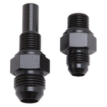Load image into Gallery viewer, Russell Performance -6 AN to 4L80 Transmission Ports Adapter Fittings (Qty 2) - Black Zinc
