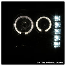 Load image into Gallery viewer, Spyder GMC Sierra 1500/2500 07-13 Projector Headlights LED Halo- LED Blk Smke PRO-YD-GS07-HL-BSM
