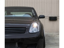 Load image into Gallery viewer, Spyder Infiniti G35 03-04 4DR Projector Halogen - LED Halo DRL Blk High H4 PRO-YD-IG35034D-DRL-BK
