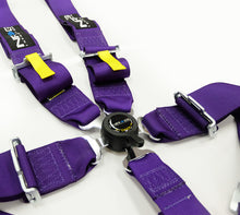 Load image into Gallery viewer, NRG SFI 16.1 5PT 3in. Seat Belt Harness / Cam Lock - Purple
