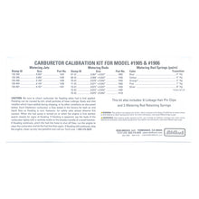 Load image into Gallery viewer, Edelbrock Calibration Kit for 1905 / 1906
