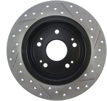 Load image into Gallery viewer, StopTech 09-10 Acura TSX / 08-10 Honda Accord Coupe/05-10 Sedan Right Rear Slotted &amp; Drilled Rotor
