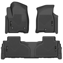 Load image into Gallery viewer, Husky Liners 21-23 Suburban/Tahoe/Yukon/Yukon XL Weatherbeater Front &amp; 2nd Seat Floor Liners - Black
