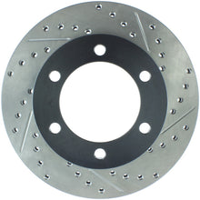 Load image into Gallery viewer, StopTech 95-03 Toyota Tacoma (6 Lug) / 96-00 4Runner Front Left Slotted &amp; Drilled Rotor
