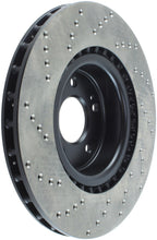 Load image into Gallery viewer, StopTech Power Slot 10-13 Hyundai Genesis Coupe Track &amp; R-Spec Front Left Drilled Rotor
