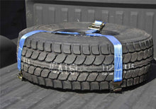 Load image into Gallery viewer, N-Fab Bed Mounted Rapid Tire Strap Universal - Gloss Black - Blue Strap
