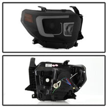 Load image into Gallery viewer, Spyder Toyota Tundra 2014-2016 Projector Headlights Light Bar DRL Black Smoke PRO-YD-TTU14-DRL-BSM
