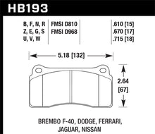 Load image into Gallery viewer, Hawk 09-11 Nissan GT-R Rear / 03-09 Dodge Viper SRT10 Fron &amp; Rear HT-10  Race Brake Pads
