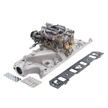 Load image into Gallery viewer, Edelbrock Manifold And Carb Kit Performer Small Block Ford 289-302 Natural Finish
