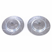 Load image into Gallery viewer, Power Stop 16-18 Jaguar XE Rear Evolution Drilled &amp; Slotted Rotors - Pair
