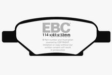 Load image into Gallery viewer, EBC 04-06 Chevrolet Cobalt 2.0 Supercharged Redstuff Rear Brake Pads
