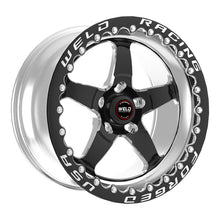 Load image into Gallery viewer, Weld S71 15x12.33 / 5x4.5 BP / 6.5in. BS Black Wheel (Medium Pad) - Black Single Beadlock MT
