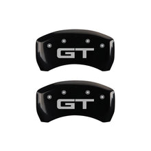 Load image into Gallery viewer, MGP Rear set 2 Caliper Covers Engraved Rear 2015/GT Black finish silver ch

