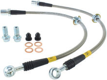 Load image into Gallery viewer, StopTech Stainless Steel Front Brake Lines 91-95 Toyota MR2
