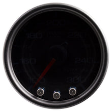 Load image into Gallery viewer, Autometer Spek-Pro Gauge Trans Temp 2 1/16in 300f Stepper Motor W/Peak &amp; Warn Blk/Smoke/Blk
