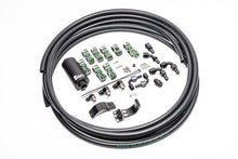 Load image into Gallery viewer, Radium Engineering Late Nissan Fuel Hanger Plumbing Kit Microglass Filter
