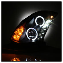 Load image into Gallery viewer, Spyder Infiniti G35 03-07 2DR Projector Halogen - LED Halo DRL Blk High H4 PRO-YD-IG35032D-DRL-BK
