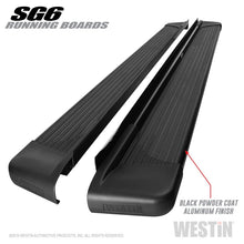 Load image into Gallery viewer, Westin SG6 Black Aluminum Running Boards 85.50 in
