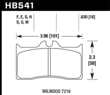 Load image into Gallery viewer, Hawk Wilwood DTC-70 Brake Pads
