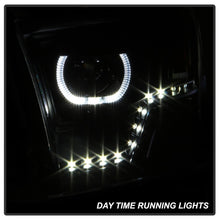 Load image into Gallery viewer, xTune Dodge Ram 2009-2014 Halo LED Projector Headlights - Black PRO-JH-DR09-CFB-BK
