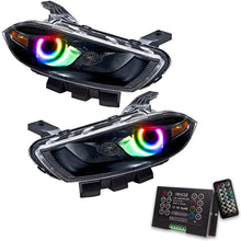 Load image into Gallery viewer, Oracle 13-14 Dodge Dart (HID Style) SMD HL - Black - ColorSHIFT w/ 2.0 Controller
