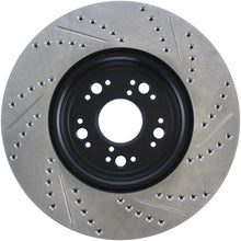 Load image into Gallery viewer, StopTech 95-00 Lexus LS 400 Right Front Slotted &amp; Drilled Rotor
