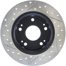 Load image into Gallery viewer, StopTech 04-08 Acura TSX / 03-07 Honda Accord SportStop Slotted &amp; Drilled Left Rear Rotor
