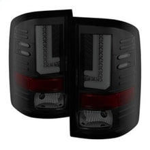 Load image into Gallery viewer, Spyder GMC Sierra 14-16 LED Tail Lights Black Smoke ALT-YD-GS14-LBLED-BSM
