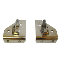 Load image into Gallery viewer, Rugged Ridge 76-95 Jeep Wrangler Stainless Steel Windshield Light Mounting Brackets
