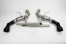 Load image into Gallery viewer, Mishimoto 2016+ Chevrolet Camaro SS Dual-Tip Pro Axle-Back Exhaust w/ Black Tips
