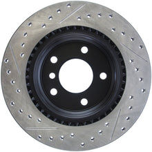 Load image into Gallery viewer, StopTech 06 BMW 325 / 07-09 BMW 328 Slotted &amp; Drilled Left Rear Rotor
