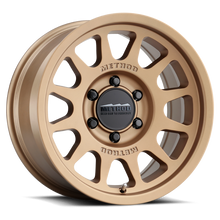 Load image into Gallery viewer, Method MR703 17x8.5 0mm Offset 6x135 87mm CB Method Bronze Wheel
