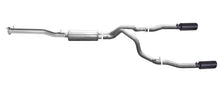 Load image into Gallery viewer, Gibson 15-18 Chevrolet Silverado 1500 LS 5.3L 3in/2.25in Cat-Back Dual Split Exhaust - Black Elite
