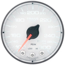 Load image into Gallery viewer, Autometer Spek-Pro 2 1/16in 300 Degree F Stepper Motor W/Peak &amp; Warn White/Black Trans Temp Gauge
